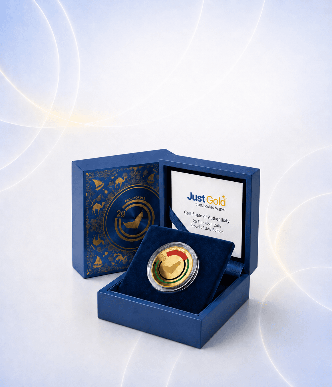 Boxed physical gold delivery